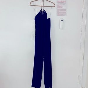 Beautiful navy blue Long jumpsuit for any ocation